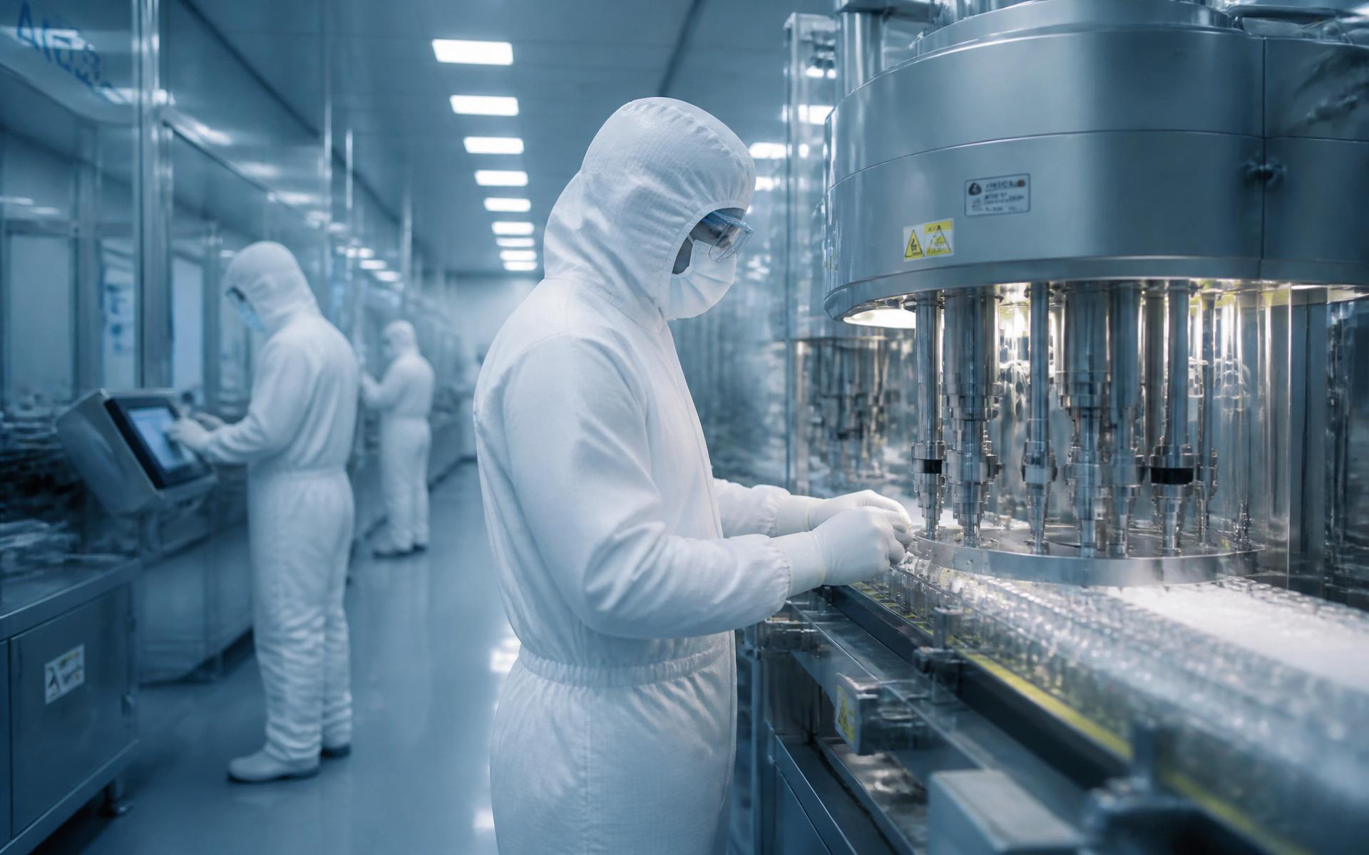 Sterile pharmaceutical clean room production